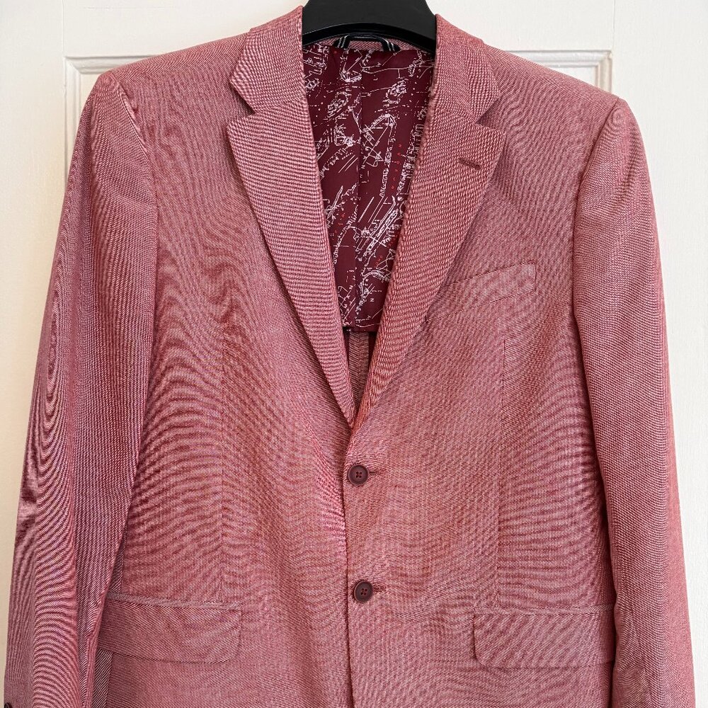 Mens Blaser Suit Jacket Nautica Size (36S) Color Salmon